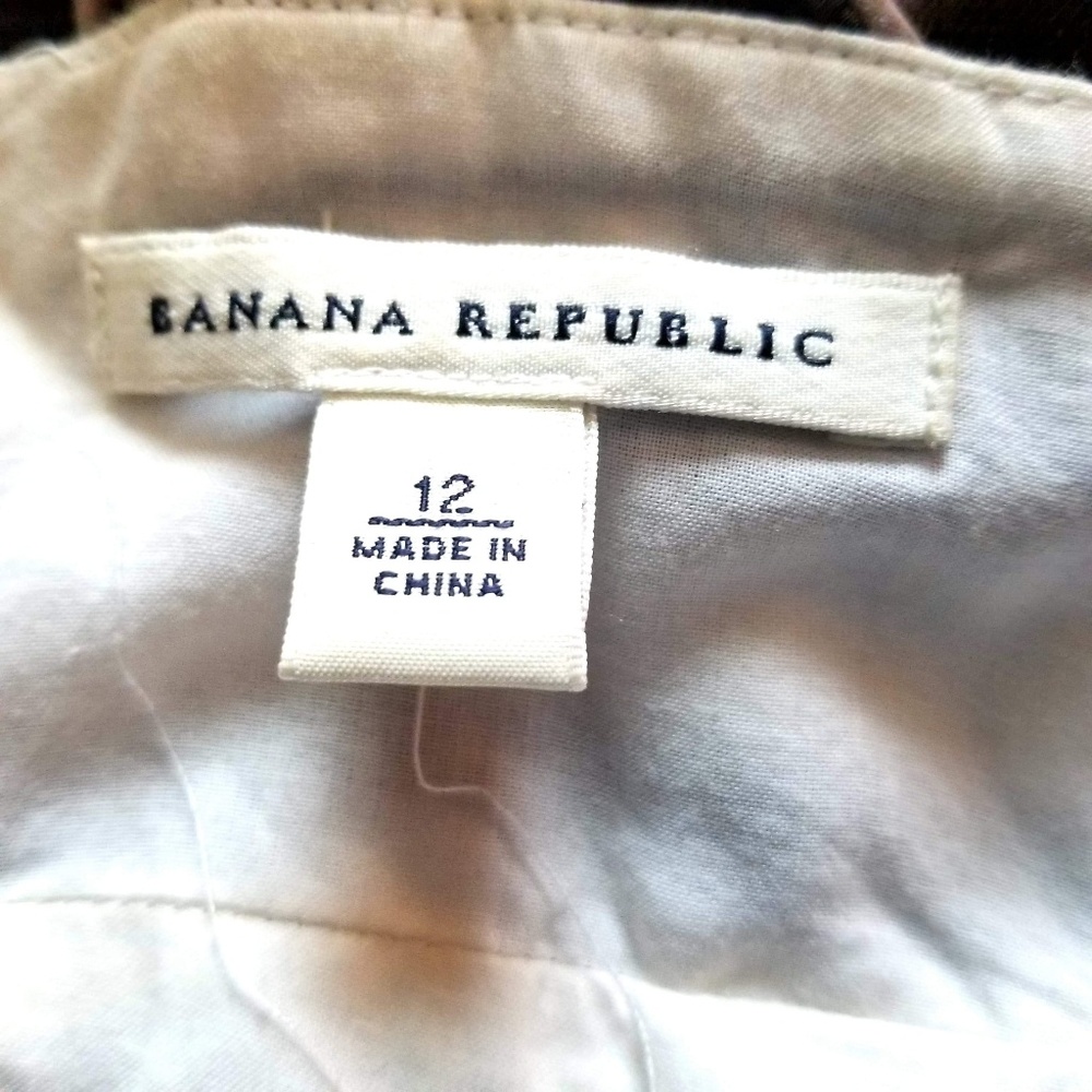 Banana Republic Green and White Halter Dress - Picture 3 of 4